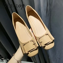 19 модные женские туфли на плоской подошве из кожи; удобные женские туфли с закрытым носком для офиса