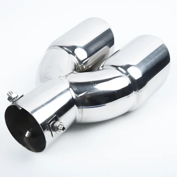 

Round inclined tip Exhaust Pipe End Tail Exterior Replacement Universal