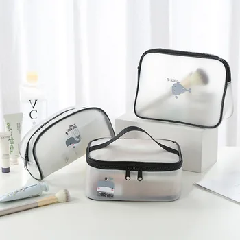 

Large Capacity Transparent Makeup Bag Portable Waterproof INS