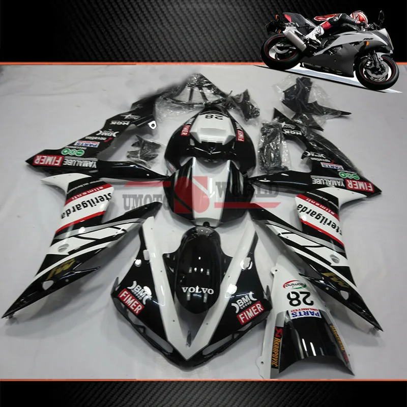 as shows as pictures ZXMT окрашенный обтекатель комплект для кузова Yamaha YZF R1 2004-2006 05 ABS Injesction литой УФ свет закрепитель для гель-лака - Цвет: as shows as pictures