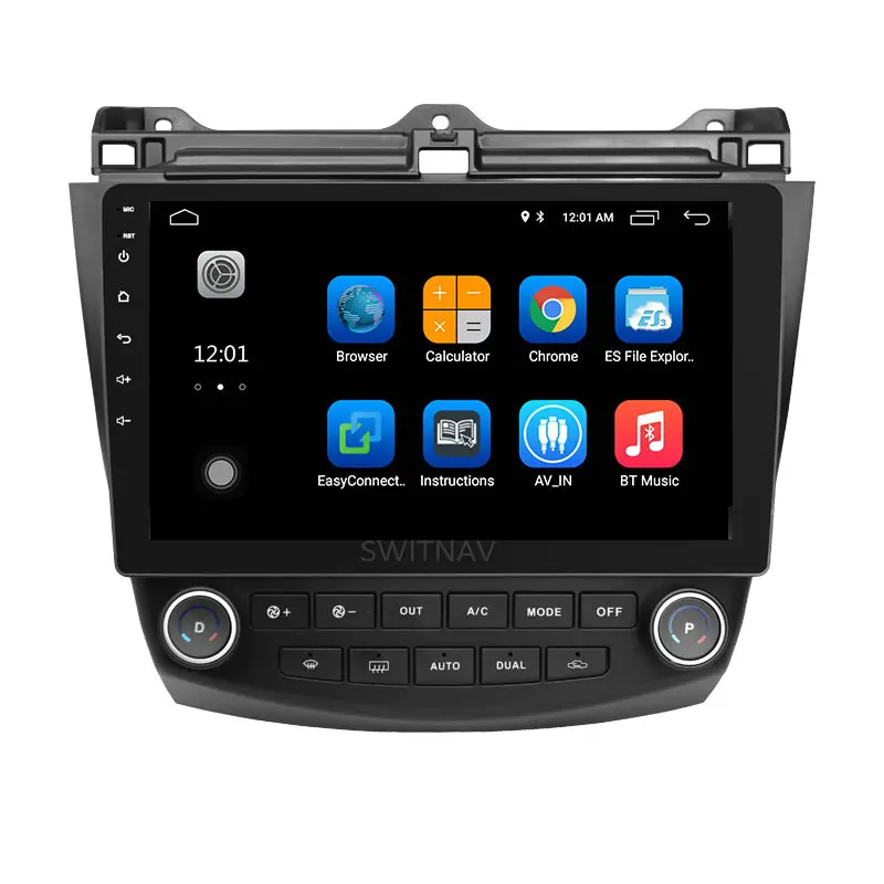 Sale SWITNAV Big Screen Android 9.0 CAR DVD Player For HONDA ACCORD 7 car multimedia support DVR DAB OBD car audio gps 12