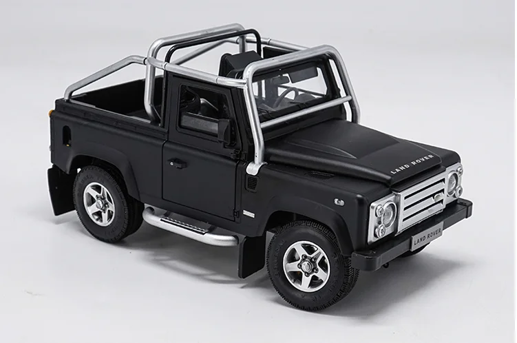 Авторизованный подлинный 1:18 сплав toyLand Rover Defender 90 SVX пикап литой автомобиль внедорожник игрушка модель для Рождественский подарок - Цвет: Black