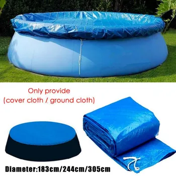 

183cm/244cm/305cm Swimming Pool Round Ground Cloth Lip Cover Dustproof Floor Cloth Mat Suit For Cloth Diameter ..
