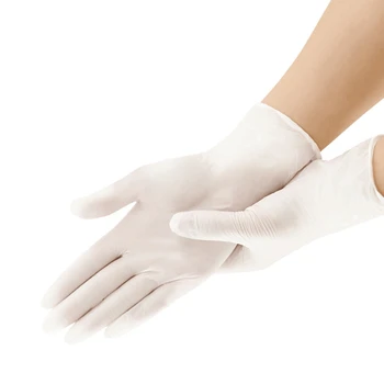 

100PCS Disposable Gloves Latex Dishwashing/Kitchen/Work/Rubber/Garden Gloves Universal For Left And Right Hand