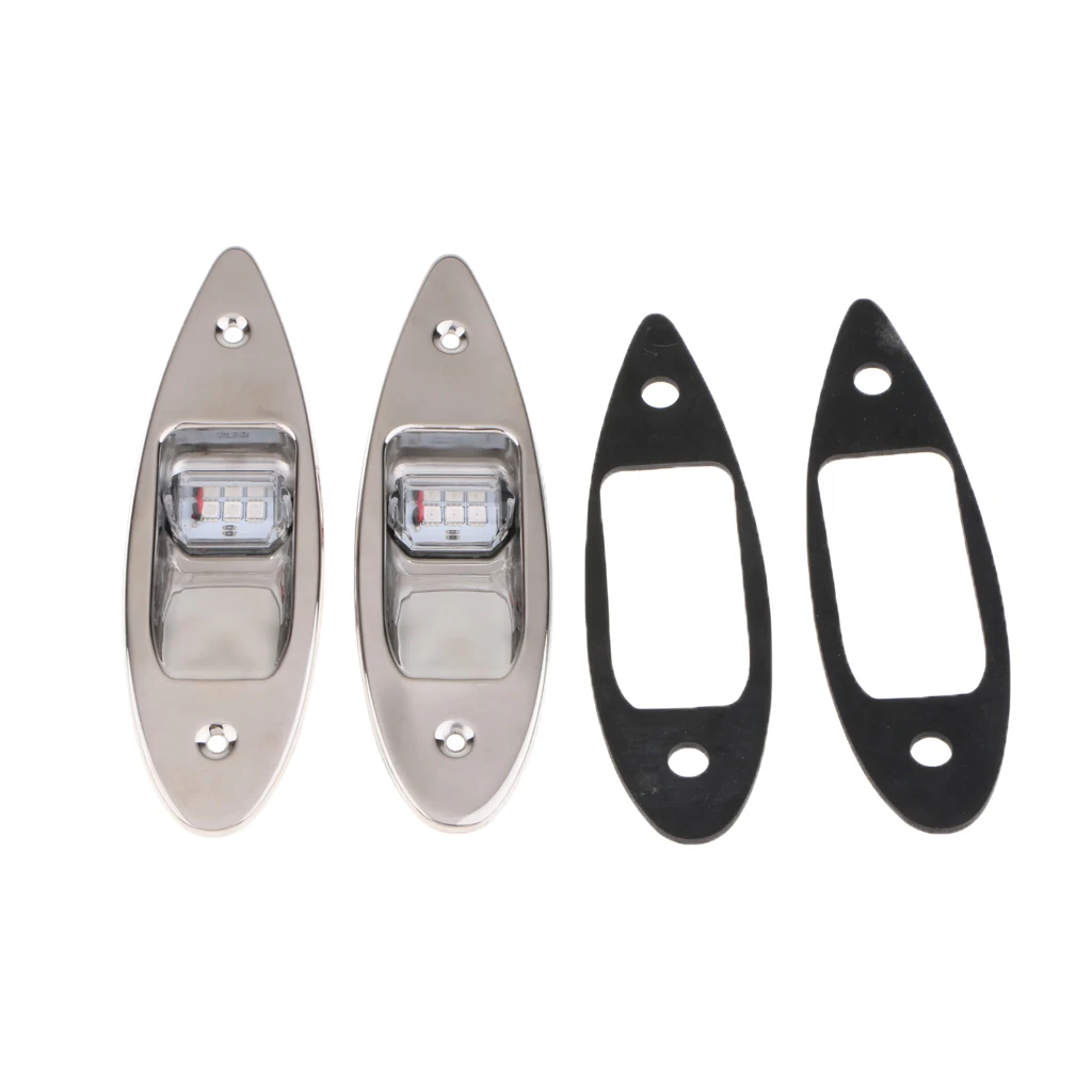 Boat Marine Led Side Mount Navigation Lights Red Green Flush Mount Marine Hardware AliExpress