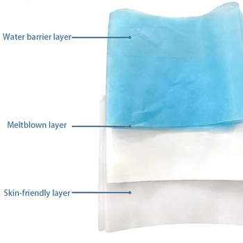 

50M Filtering Nonwoven Meltblown Cloth Three-layer Anti-foam Filter Cloth Strong Filtering Ability Skin-Friendly DIY Cloth Craft