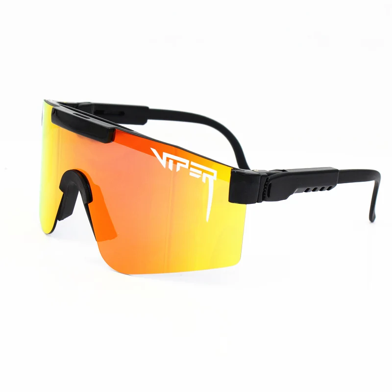 Pit viper marca rosa óculos de sol dupla ampla polarizada lente espelhada tr90 quadro uv400 wih caso gafas de sol occhiali oculos