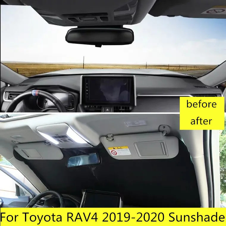 For Toyota RAV4 2019 2020 Accessories Car Sun Shade Sunshade Front