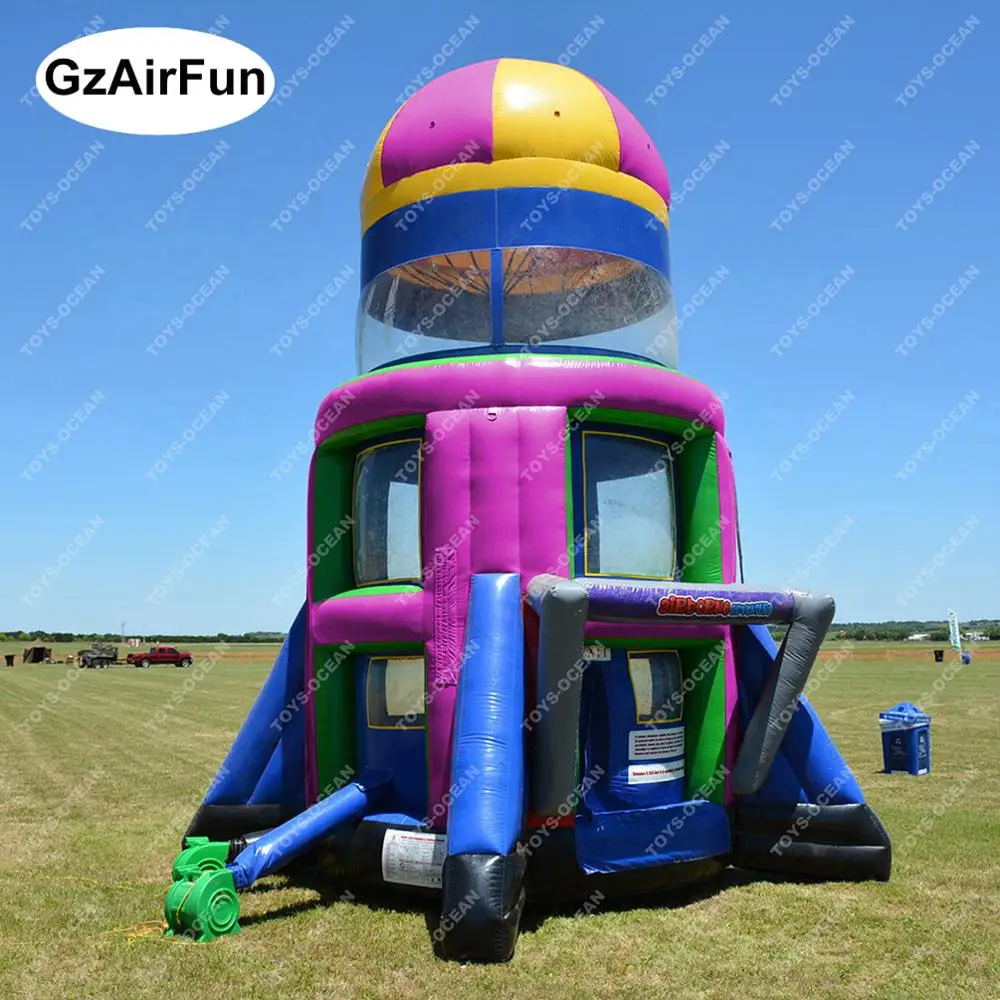 Большой надувной воздушный парашютный симулятор замок для прыжков подходит