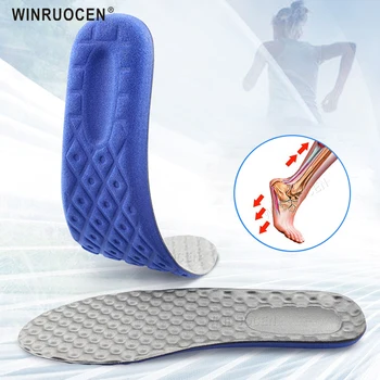 

Stretch Breathable Deodorant Running Cushion Insoles For Feet Man Women Insoles For Lightweight Massage Pad Memory Foam