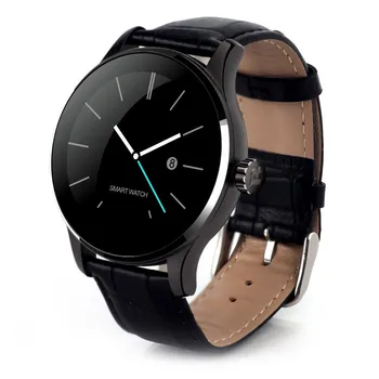 

Smart watch carcam smart watch k88h black black leather with органайзером and fitness tracker