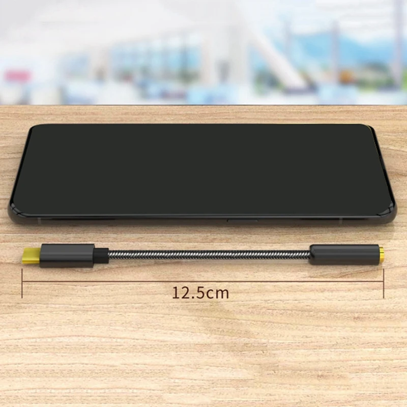1 Pcs Sleep Headset Copper Ring Speaker Headphones 1 Pcs USB C To 3 5Mm Headphone Adapter DAC Cable