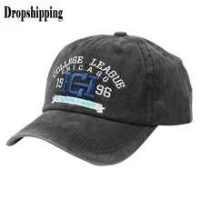 Бейсболка с буквенным принтом, кепка, зимняя, мягкая, из флока, унисекс, хлопок, повседневная, вышитая, джинсовая, с буквенным принтом, шляпа Трампа, ковбойская шляпа# ZD