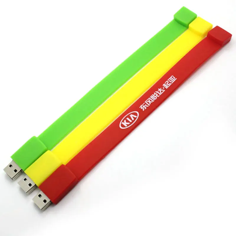 

KRY real de Silicone Pulseira Wrist Band 16 GB 16 GB 8 GB 4 GB USB 2.0 USB Flash Drive Pen Drive Vara U Disk Pendrives 100% da