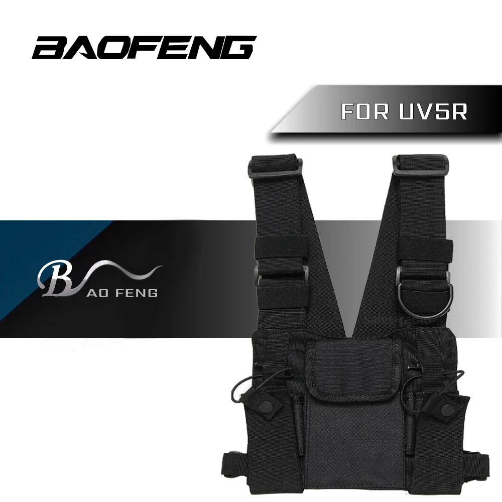 Портативное радио грудь Передняя сумка кобура сумка для переноски Baofeng UV-5R чехол
