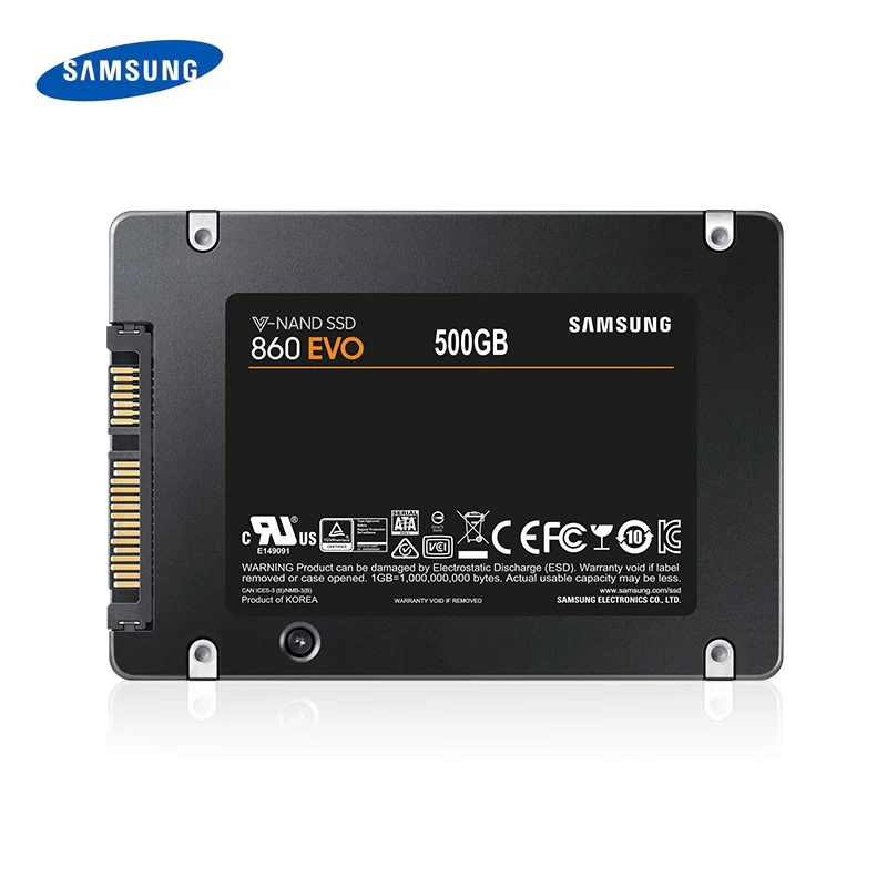 Samsung SSD 4 т, наборами по 2 ТБ 1 ТБ 500 Гб 250 Внутренний твердотельный жесткий диск HDD жесткий диск SATA3 2,5 дюймов ноутбука, настольного компьютера, ПК, диск HD 860 EVO