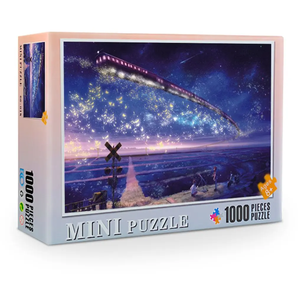 Paper Puzzle 1000 Pieces Mini Puzzle Adult Educational