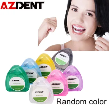 

AZDENT 50M Dental Flosser Oral Hygiene Teeth Cleaning Flosser Dental Floss Spool Mint Toothpick Flosser Teeth Flosser with Box