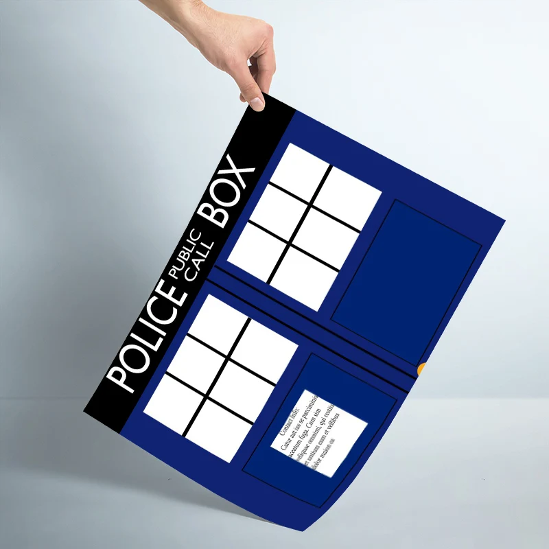 Nice Doctor Who Police Box Poster Silk Fabric Wall Art Print Painting Nature Decoration Pictures Modern Home Decor | Дом и сад