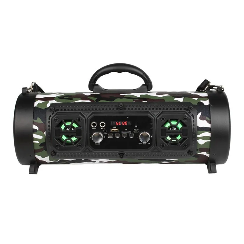 C Многофункциональный портативный Bluetooth динамик HIFI FM радио движение KTV Колонка звуковая система беспроводной плеер сабвуфер PK Xtreme - Цвет: C