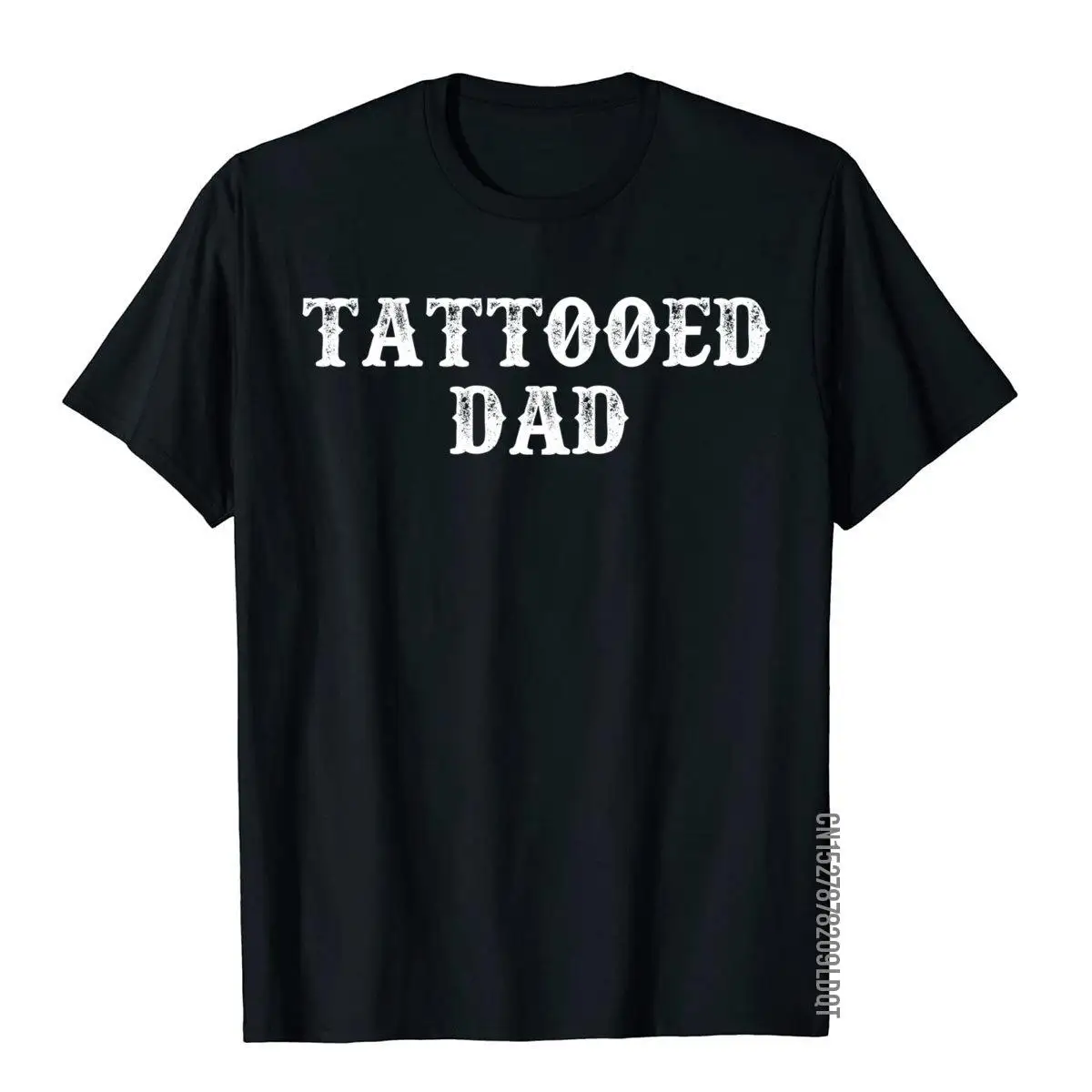 Funny Tattooed Dad Pullover Hoodie__B11017black