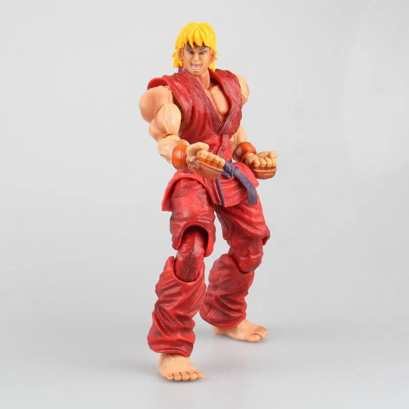 Игра Super streetsfightors IV Play Arts Kai Ken Super streetsfightors 4 Ken Ryu Guile игрушки куклы модель фигурка украшение