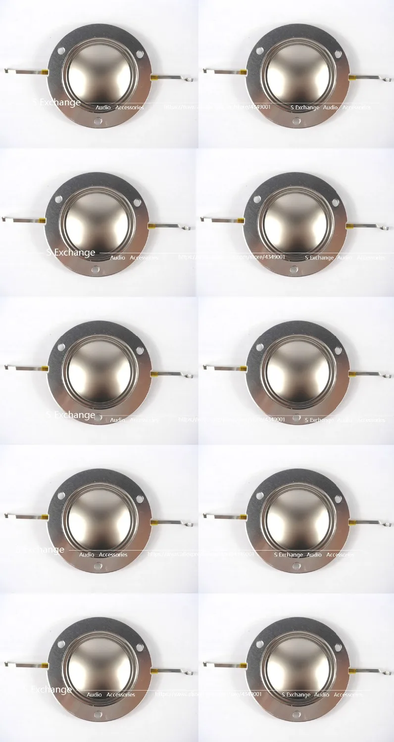 

10pcs/lot 34.4mm 34.5mm speaker part voice coil speaker replacement components Tweeter Speaker Dome diaphragm Voice coil 8ohm