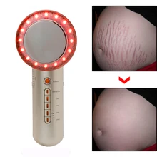 3 в 1 массажер для похудения тела 1 МГц ультразвуковая электродная подушечка с функцией микростимуляции мышц инфракрасное тепловое косметическое терапевтическое устройство