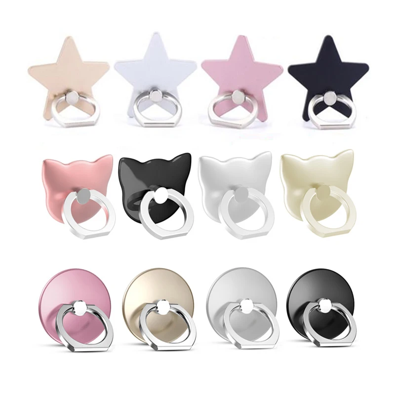 

Finger Ring Mobile Holder Phone Stand Holder For iPhone 8 7 6 6S Plus 5S For Samsung Xiaomi readmi Smart Phone Car Mount Stand