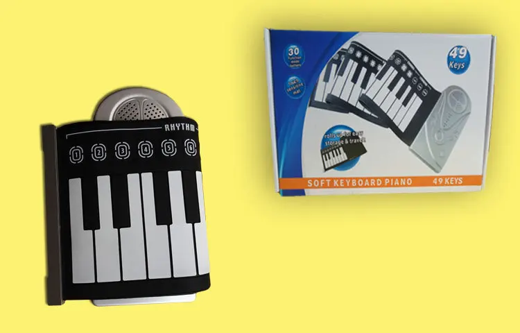 

Hand Roll Piano New Products 49 Key 61 Key Silicone Electronic Piano Processing