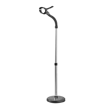 

Home 360 Degree Rotatable Countertop Hair Dryer Holder Adjustable Height Universal Floor Bathroom Aluminum Alloy Standing Type