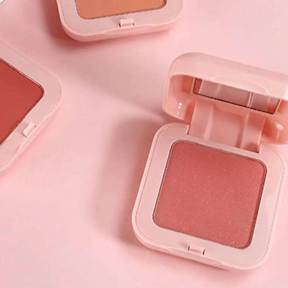 

5g Blush Palette Monochrome Portable Pressed Tightly Novice Friendly Cosmetic Cheek Contour Beauty Blush Palette for Girl