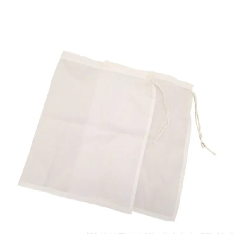 Reusable Fine Mesh Nut Milk Bag and Strainer for Homemade Drinks and Infusions, 20x30cm