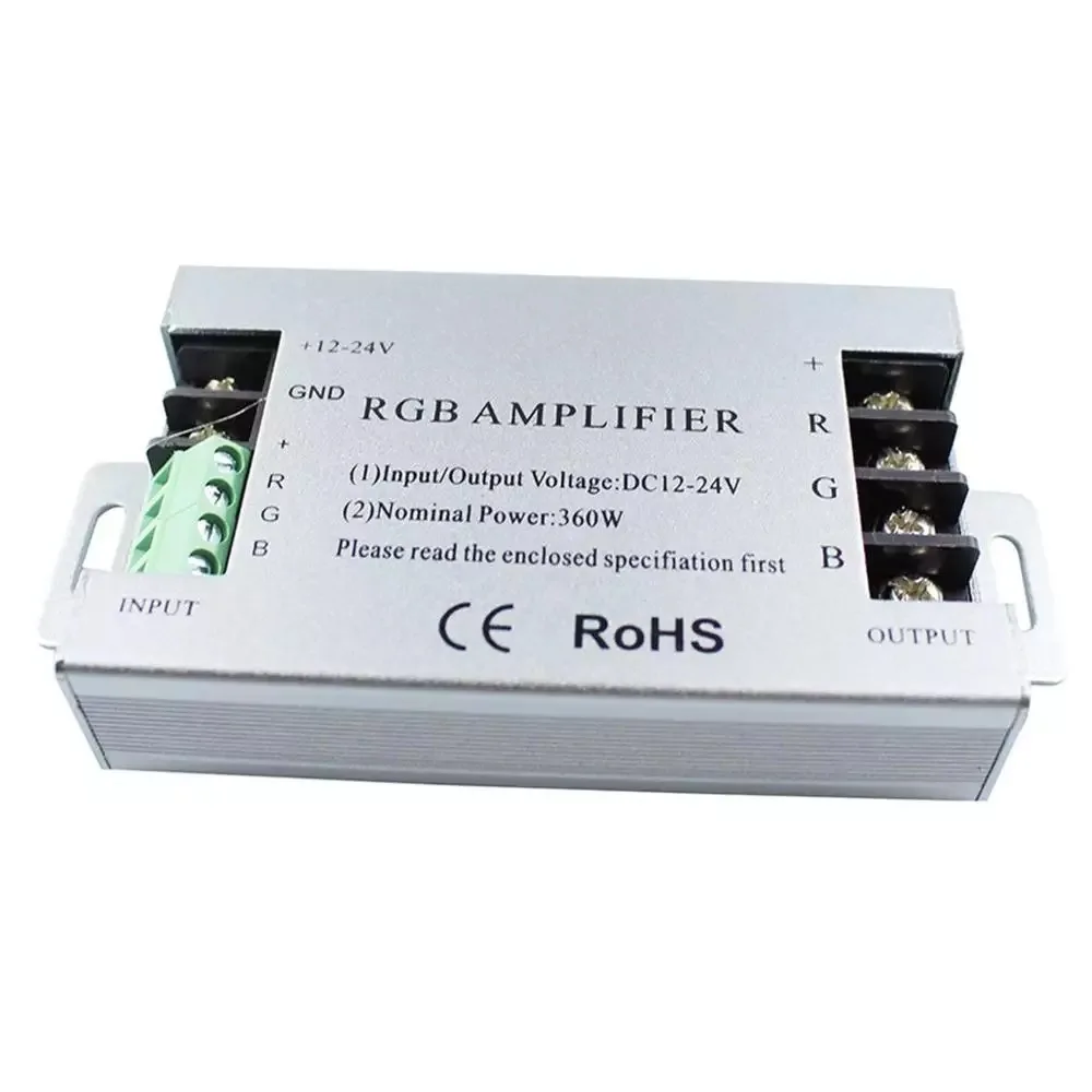 RGB LED Signal Verstärker Power Amplifier 12-24V 4A/96W pro Kanal 288W gesamt 