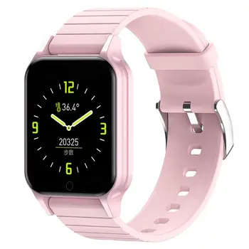 

T96 Intelligent Bracelet Measures Body Temperature Heart Rate Blood Pressure Health Exercise Bracelet Smart Watch Arm Contact