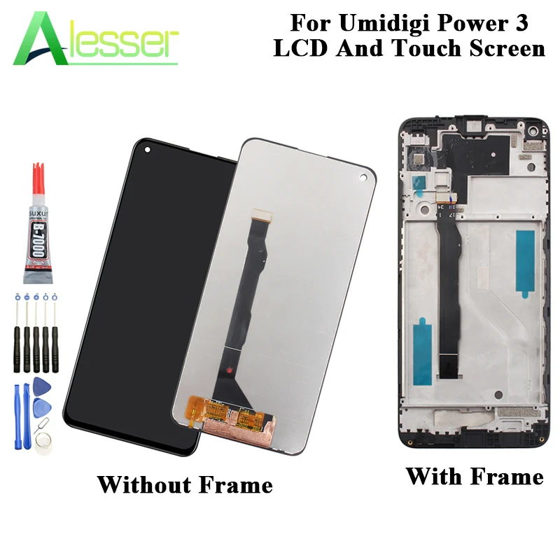 For Umidigi Power 3 Lcd And Touch Screen With Frame Digitizer Assembly 6 53 Replacement For Umidigi Power 3 Mobile Phone Lcd Screens Aliexpress