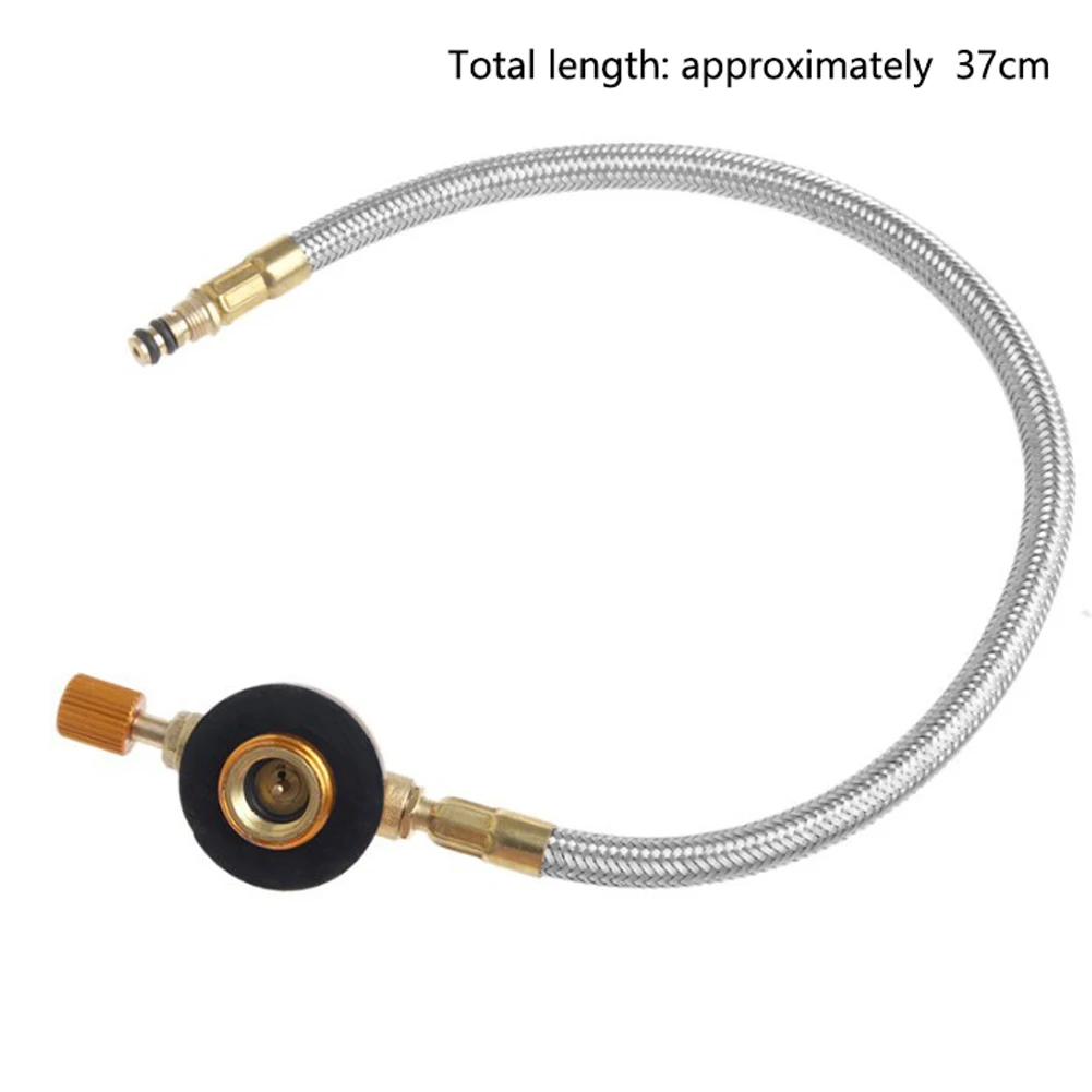 Открытый регулятор пикника печь походная горелка шланг Разъем Портативный Газовый переходник для печки гибкий переключатель походный инструмент