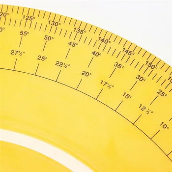 

0-180 Degrees Angle Finder Plastic Protractor Goniometer Miter Gauge Woodworking Brand New And High Quality