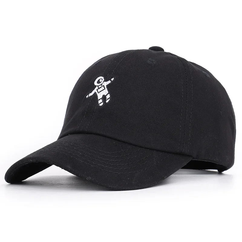 

New Pure-color Leisure Astronaut Hip-Hop Baseball Cap Outdoor Ducktongue Cap Sunshade Cap