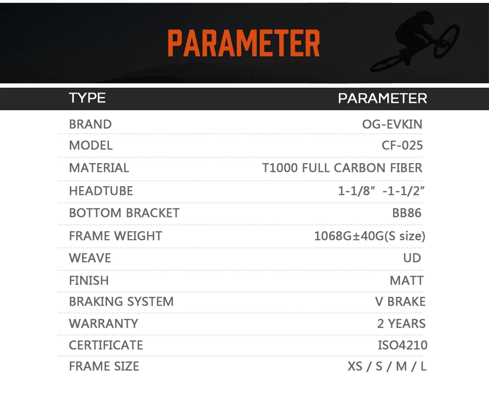 Best OG-EVKIN CF-025 Carbon Road Frame V-Brake Bicycle Frame BB86 Carbon Frame Di2&Mechanical Bike Frame Telaio Carbonio Strada 2019 1 Best OG-EVKIN CF-025 Carbon Road Frame V-Brake Bicycle Frame BB86 Carbon Frame Di2&Mechanical Bike Frame Telaio Carbonio Strada 2019 1