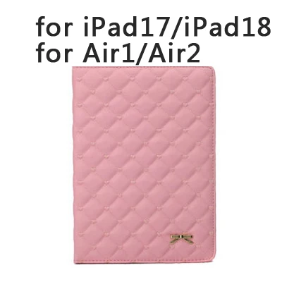 iPad 2018 Для 9,7 дюймов ipad модный флип Корона сетка умный чехол защитный Мини мульти-угол стенд чехол ipad 234/air 2 крышка - Цвет: iPad 2018