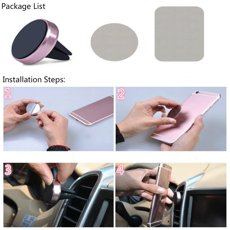 Universal-Car-Bracket-Magnetic-Mobile-Phone-Mount-Holder-Car-Air-Vent-Bracket-For-iPhoneX-xmax-8plus (4)