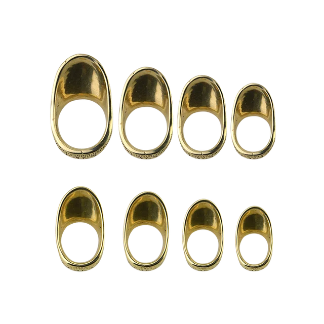 US $12.69 1PC Archery 1623mm Copper Thumb Finger Guard Ring Protector Traditional Brass Protector Gear For S