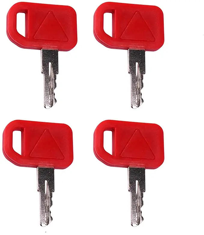 4PCS Ignition Key AT195302 AT145929 for John Deere 310C 310E 315C 410C 415B 710D