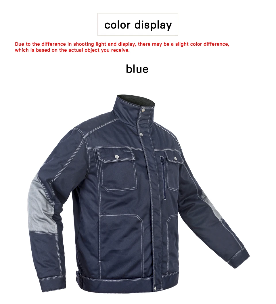 B217workwear утепленная мужская зимняя куртка Рабочая одежда с несколькими карманами ветрозащитная теплая плюс куртка механическое строительство зимнее пальто