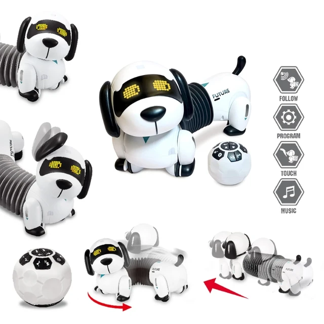 Remote Control Dachshund Dog RC Robotic Stunt Puppy Toys Electronic Pet Following Programmable Robot 3