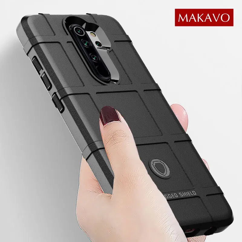 MAKAVO для Xiaomi Redmi Note 8 Pro Чехол прочный Броня противоударный чехол pro телефона |