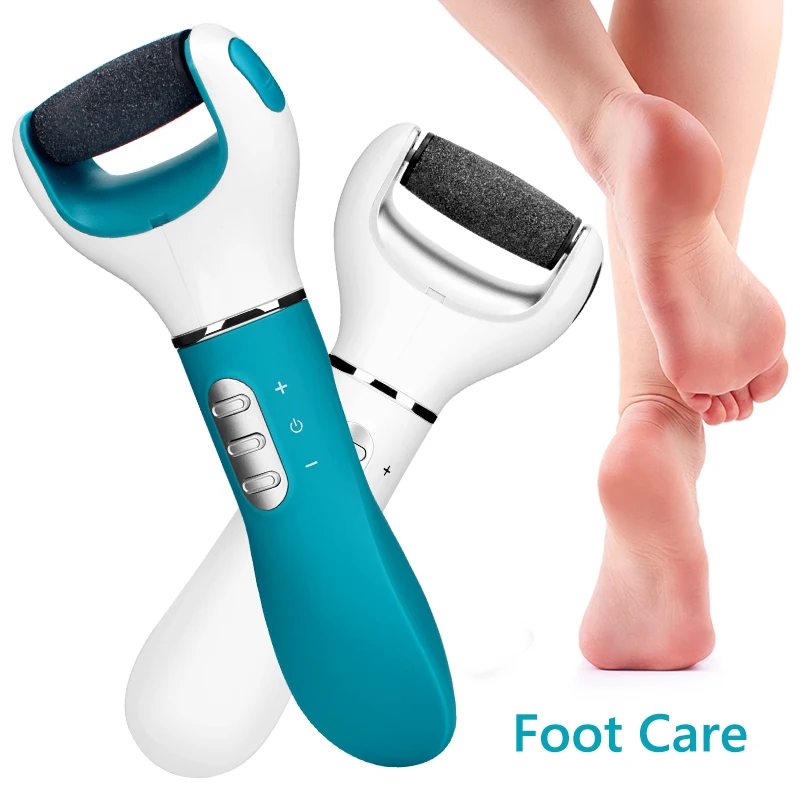 Eléctrica pedicura para el cuidado de los pies herramienta archivos eliminador de pedicura recargable corte archivo para los pies de la piel muerta de callo Peel removedor
