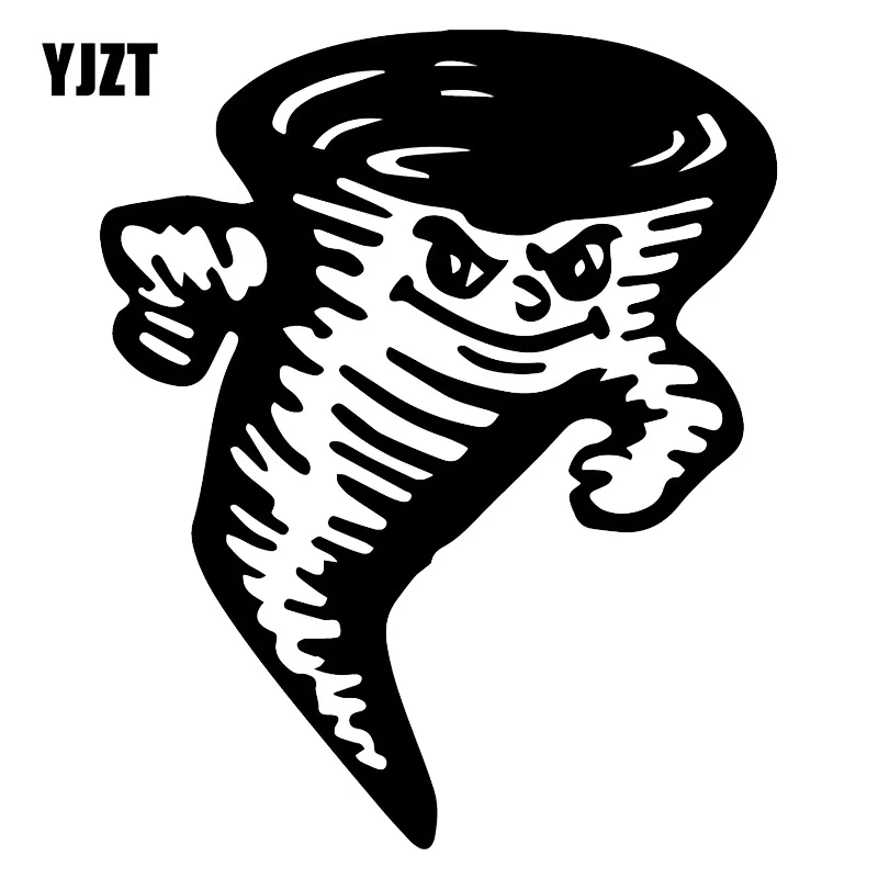 YJZT 13.5X16.5CM Tornado Funny Cartoon Window Decal Bumper Decoration Car Sticker C25-0723 | Автомобили и мотоциклы