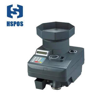 HSPOS Multi-country Coins Electronic Coin Counting Machine Batch Counting Coin Counter Sorter KSW850